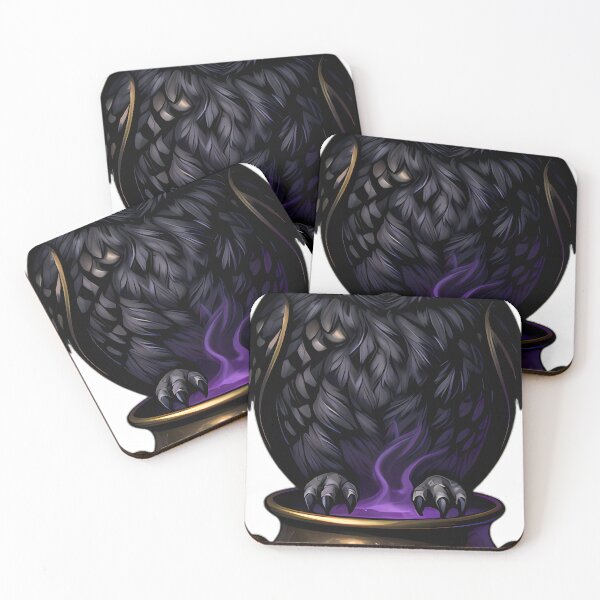 Item preview, Gothic Screech Owl Amethyst Cauldron designed and sold by IllumeInk.
