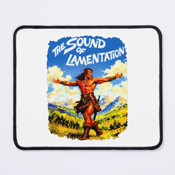 Item preview, conan the barbarian - the sound of music - the sound of lamentation meme designed and sold by LouisDaniel12.