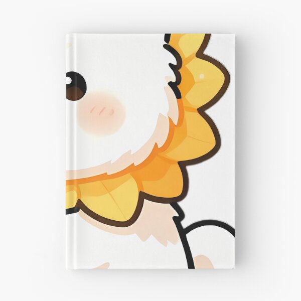 Item preview, Cute Samoyed Puppy Hugging Giant Sunflower designed and sold by pumsquare.