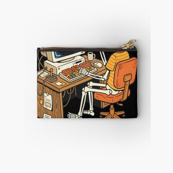 Item preview, Monday Exe Has Crashed Skeleton Beer Art designed and sold by VOUDERSON.