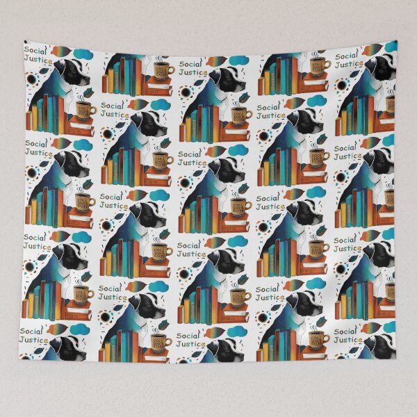 Item preview, Books And Coffee And Dogs And Social Justice designed and sold by aca-riolaus.