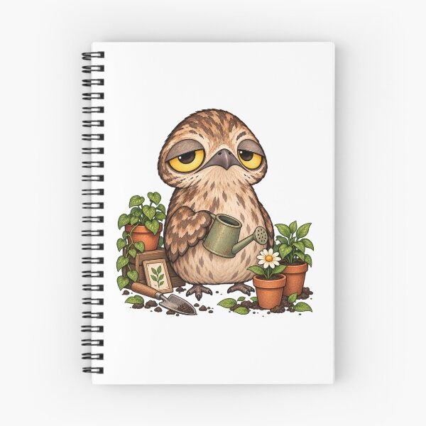 Item preview, Cute Potoo Gardening Bird | Funny Sleepy Bird Plant Lover designed and sold by MrDev.