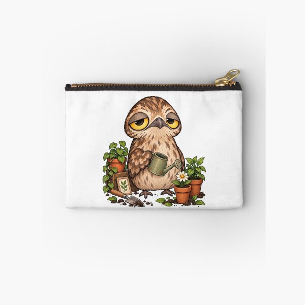 Item preview, Cute Potoo Gardening Bird | Funny Sleepy Bird Plant Lover designed and sold by MrDev.