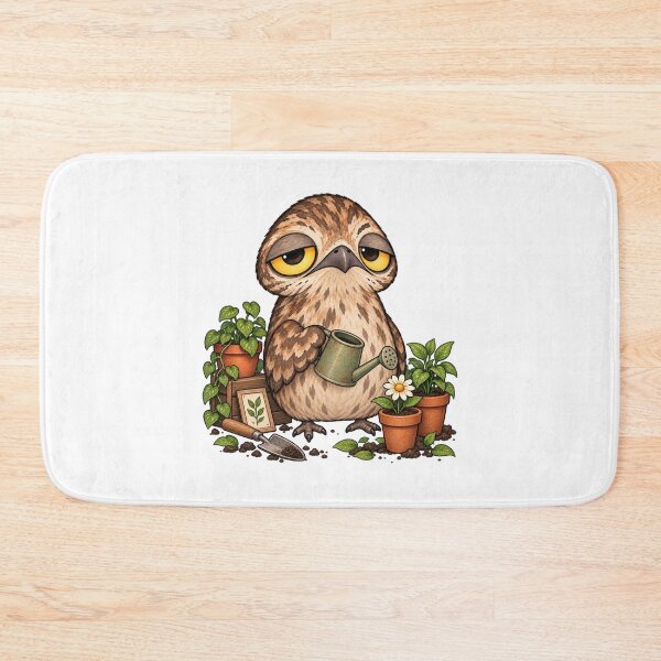 Item preview, Cute Potoo Gardening Bird | Funny Sleepy Bird Plant Lover designed and sold by MrDev.