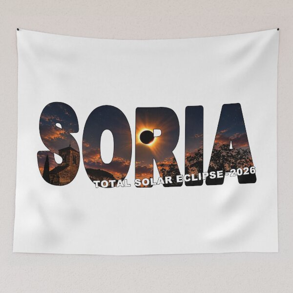 Item preview, SORIA Total Solar Eclipse 2026 - Northern Spain European Church 2026 designed and sold by Adam Gormley.