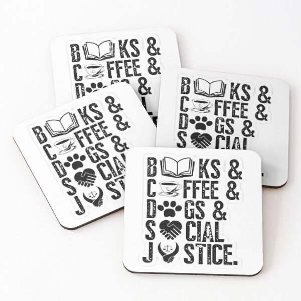 Item preview, Books And Coffee And Dogs And Social Justice designed and sold by aca-riolaus.