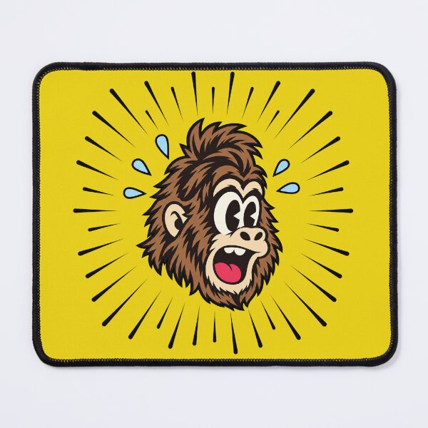 Item preview, Surprised Sasquatch – Funny Cartoon Bigfoot Face designed and sold by Squatchme.