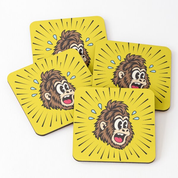 Item preview, Surprised Sasquatch – Funny Cartoon Bigfoot Face designed and sold by Squatchme.