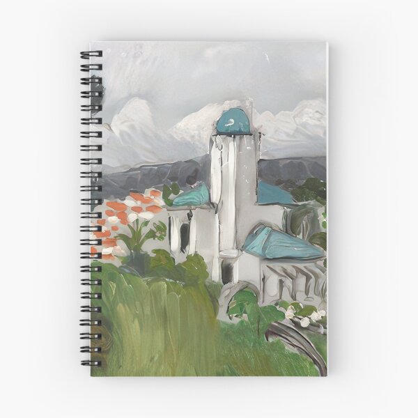 Item preview, La villa bleue 1918 designed and sold by VeilOfPigments.