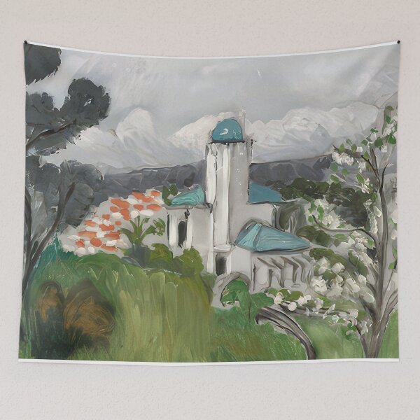 Item preview, La villa bleue 1918 designed and sold by VeilOfPigments.