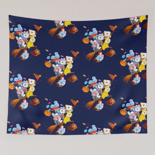 Item preview, BT21 Spooky Halloween Broom Ride designed and sold by moamaxshop.