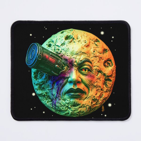 Item preview, A Trip to the Moon 1902 Tribute cool colors designed and sold by AbbottDesigns.