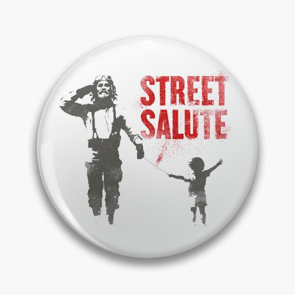 Item preview, Vintage Aviator Pilot Giving Sharp Military Salute designed and sold by EdvvinStudios.