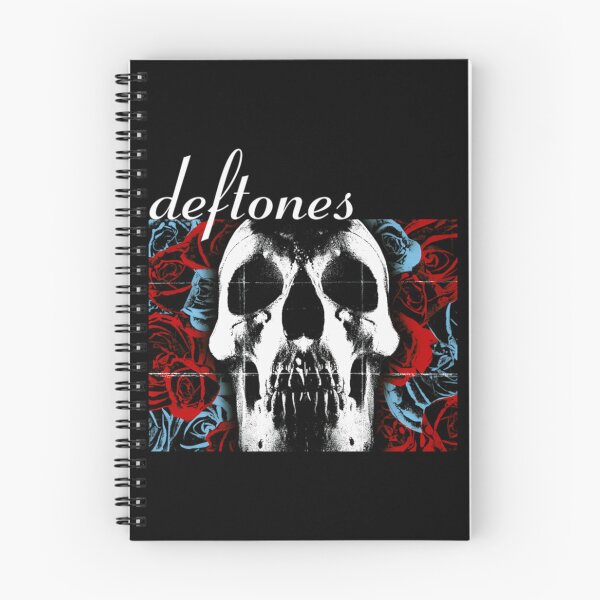 Item preview, deftones alternative rock skull and red roses floral music designed and sold by LouisDaniel12.