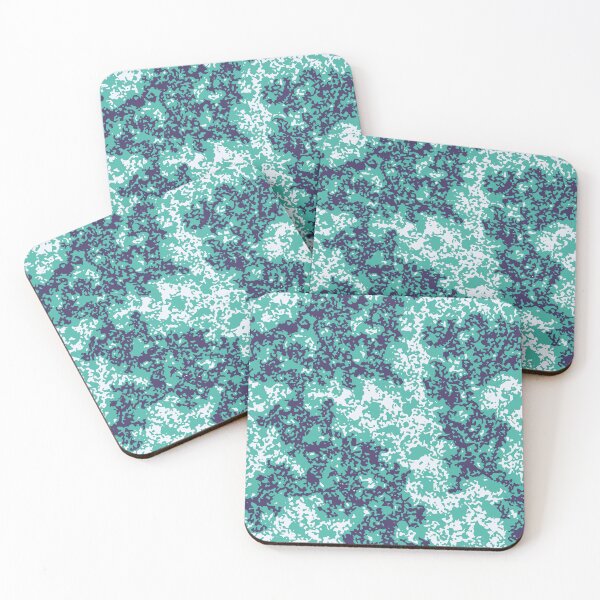 Item preview, Mint Green Camouflage Sponge Effect Seamless Digital Patterns designed and sold by ShopieHome.
