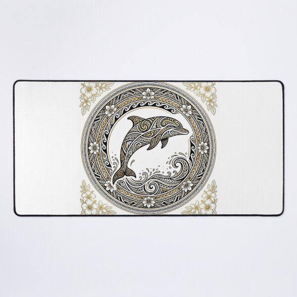 Item preview, Dolphin Framed in Ivory Blossoms designed and sold by Hawaii26.
