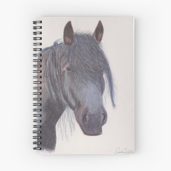 Item preview, Portrait of a black horse designed and sold by SandraAnimalArt.
