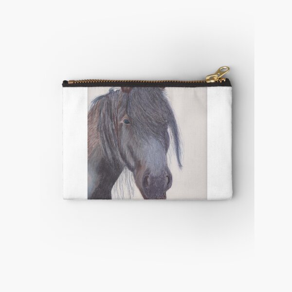 Item preview, Portrait of a black horse designed and sold by SandraAnimalArt.