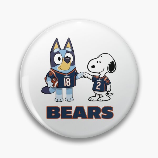 Item preview, Bluey And Snoopy Chicago Football Buddies designed and sold by DamianRoy88.