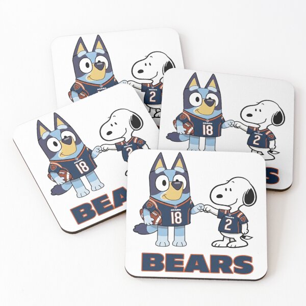 Item preview, Bluey And Snoopy Chicago Football Buddies designed and sold by DamianRoy88.