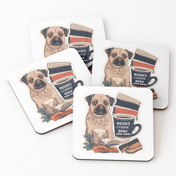 Item preview, Books And Coffee And Dogs And Social Justice designed and sold by aca-riolaus.