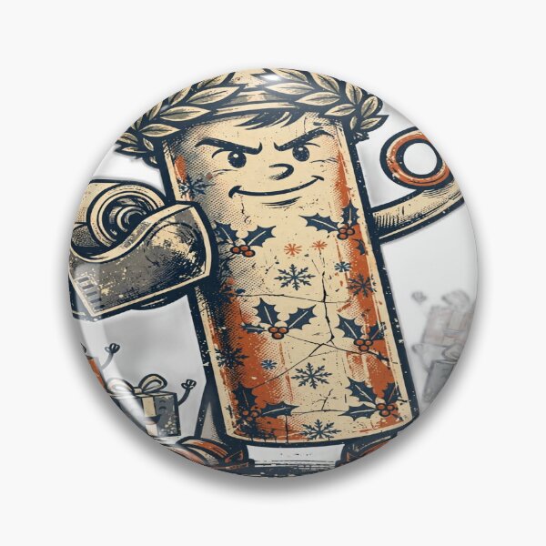 Item preview, Gift Wrap Gladiator Funny Christmas T-Shirt designed and sold by Worn and Witty.