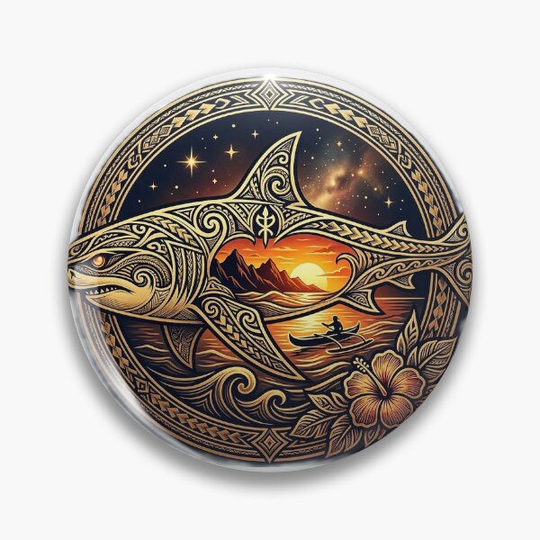 Item preview, Tiburón tribal cielo estrellado designed and sold by Hawaii26.