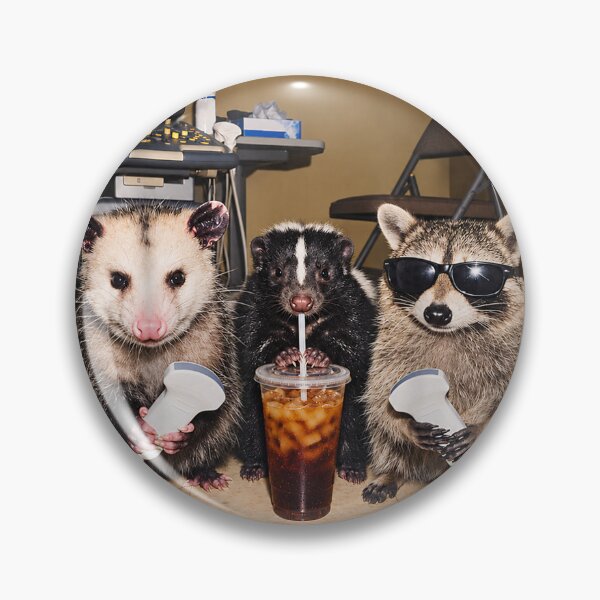 Item preview, Support Your Local Sonographers Raccoon Ultrasound Possum designed and sold by FableMind.