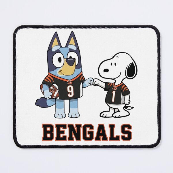 Item preview,  Bluey And Snoopy Cincinnati Football Buddies designed and sold by DamianRoy88.