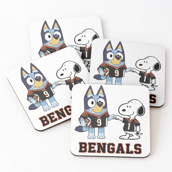 Item preview,  Bluey And Snoopy Cincinnati Football Buddies designed and sold by DamianRoy88.
