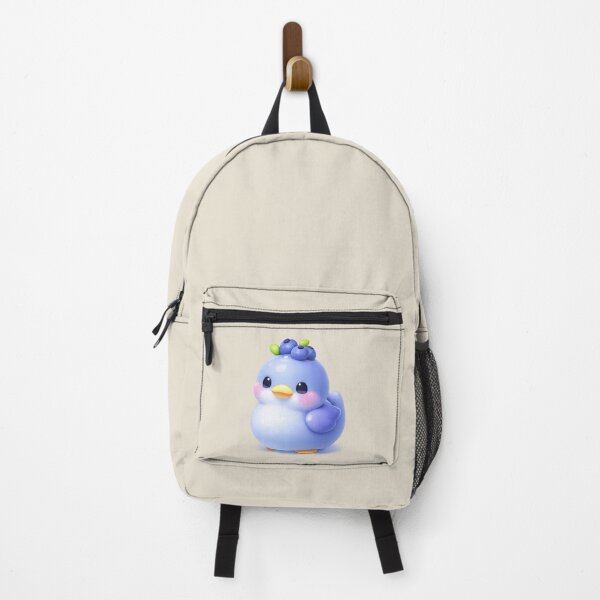 Artikelvorschau, Niedliche Blaubeerente | Kawaii-Fruchttierfigur entworfen und verkauft von Moons Studio.