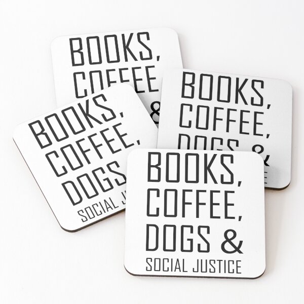 Item preview, Books Coffee Dogs  Social Justice designed and sold by aca-riolaus.