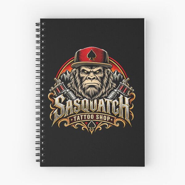 Item preview, Sasquatch Tattoo Shop – Vintage Bigfoot Tattoo Artist Design designed and sold by Squatchme.