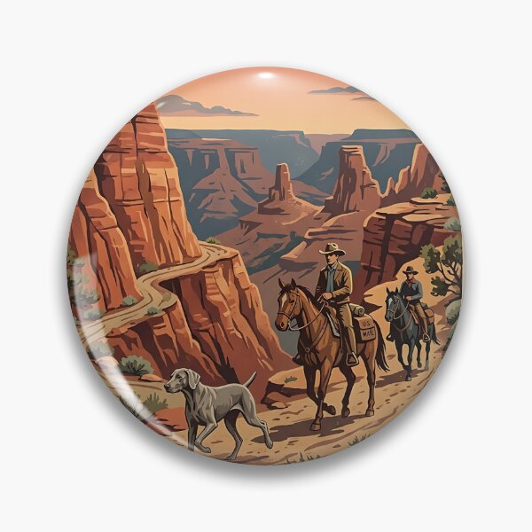 Item preview, Weimaraner Horseback Mail Route designed and sold by PictoVibe.