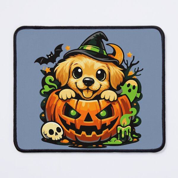 Item preview, Cute Halloween Puppy Pumpkin – Spooky Witch Dog Autumn Halloween Gift designed and sold by ُEldalal-Design.