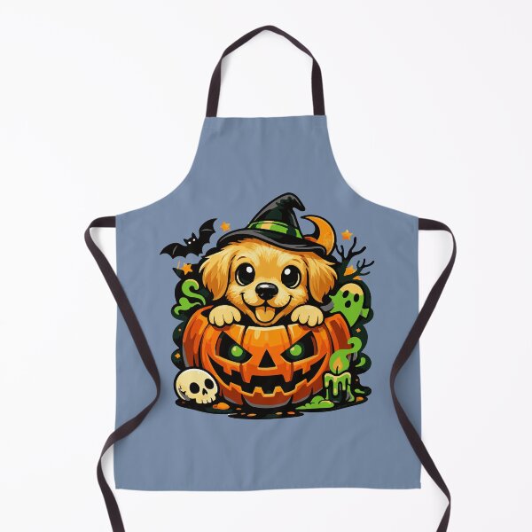Item preview, Cute Halloween Puppy Pumpkin – Spooky Witch Dog Autumn Halloween Gift designed and sold by ُEldalal-Design.