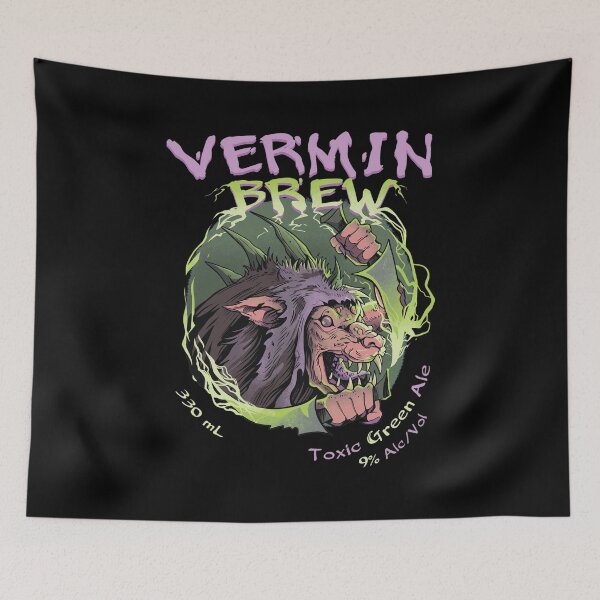 Item preview, Vermin Brew Toxic Green Ale Dark Fantasy designed and sold by VOUDERSON.