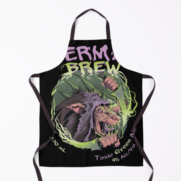 Aperçu de l'œuvre Vermin Brew Bière Verte Toxique Dark Fantasy créée et vendue par VOUDERSON.