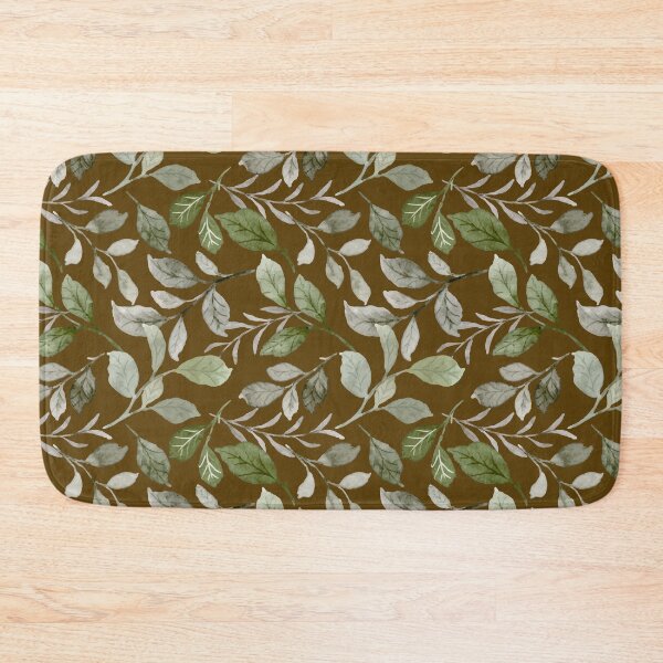 Item preview, Watercolor Green Leaves Botanical Seamless Pattern designed and sold by ​Jyoti Digital Artist.