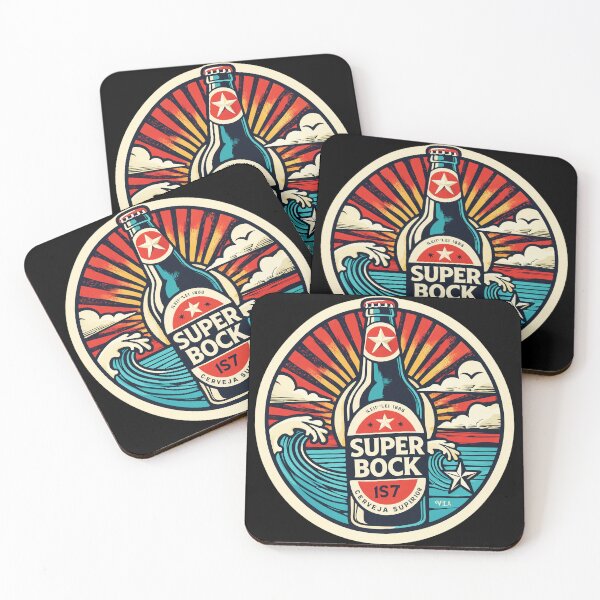 Item preview, Super Retro Summer Beach Beverage Badge designed and sold by VOUDERSON.