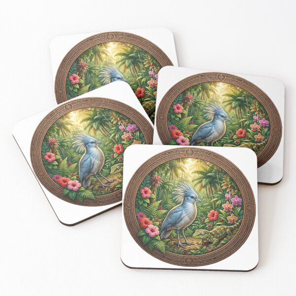 Item preview, Cagou and Gecko in the Tropical Forest designed and sold by Hawaii26.
