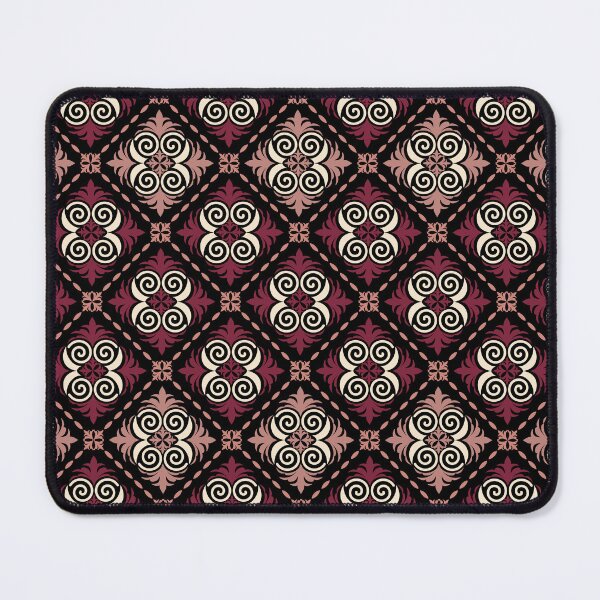 Item preview, Thai traditional pattern seamless background in dark burgundy designed and sold by PowerAntShop.