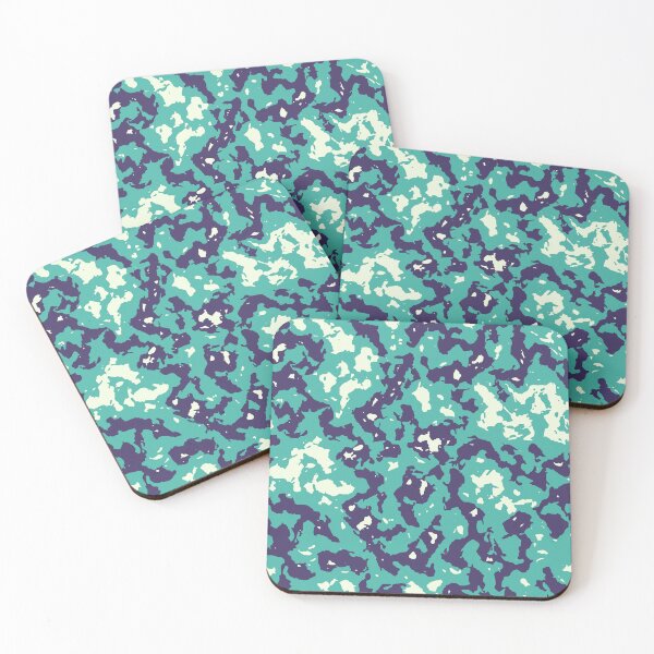 Item preview, Mint Green Camouflage Palette Knife Seamless Digital Patterns designed and sold by ShopieHome.