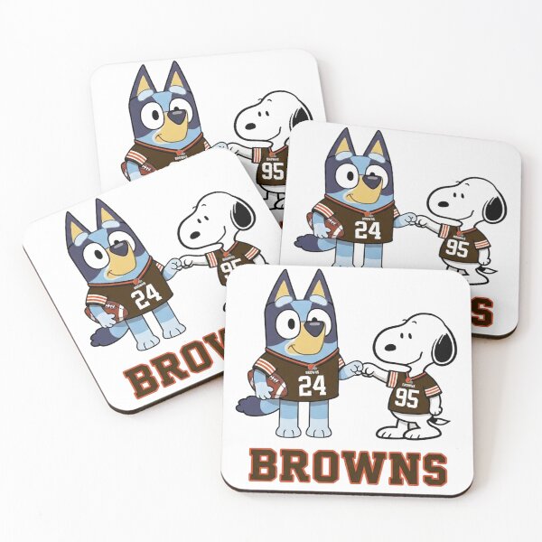 Item preview, Bluey And Snoopy Cleveland Football Buddies designed and sold by DamianRoy88.
