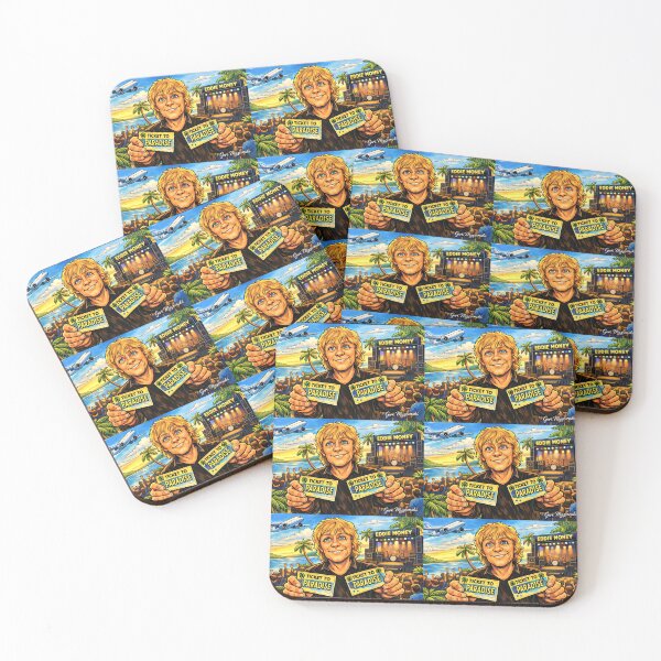 Item preview, Eddie Money – Two Tickets to Paradise Retro Concert Art designed and sold by The Art Queen Of Michigan .