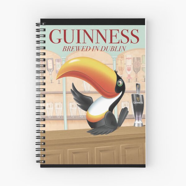 Item preview, Vintage Irish Toucan Pub Art designed and sold by VOUDERSON.