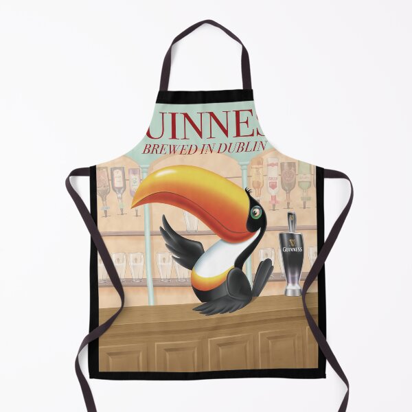 Aperçu de l'œuvre Art vintage irlandais représentant un toucan dans un pub créée et vendue par VOUDERSON.
