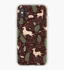 The Running of the Deer - Brown iPhone Case