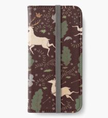 The Running of the Deer - Brown iPhone Wallet/Case/Skin