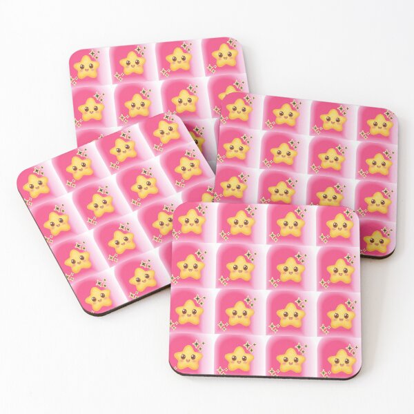 Item preview, Cute Kawaii Star Pink Aura Seamless Pattern designed and sold by RAJASWARSTORE.